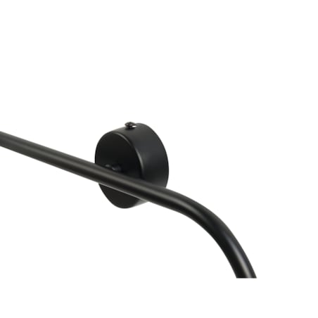 Lampa ścienna 4-punktowa metalowa czarna YANGO
