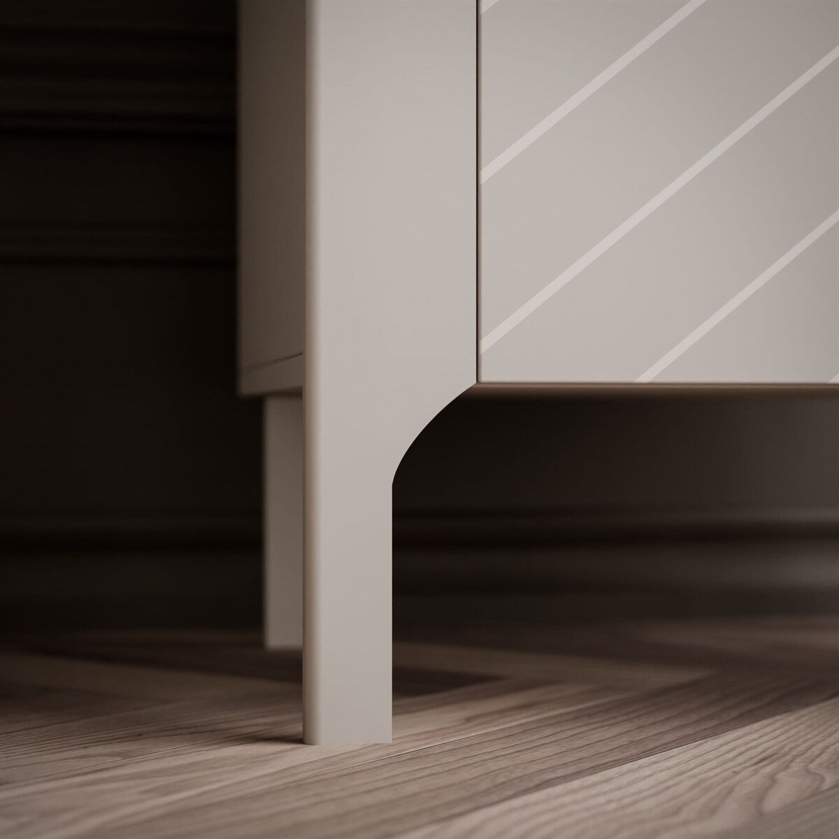 Przeszklona witryna LUMI, kaszmir