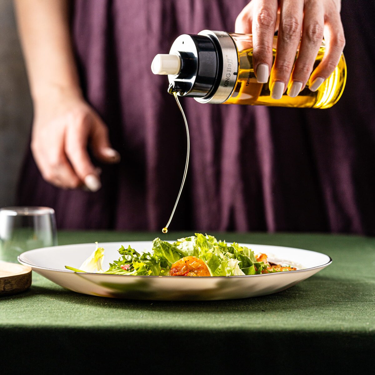 Atomizer spryskiwacz do oleju oliwy octu 2w1 150ml KINGHOFF