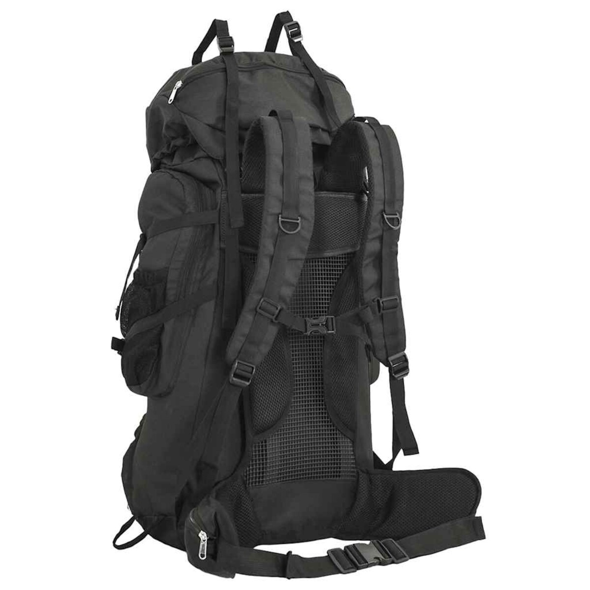 vidaXL Plecak turystyczny, czarny, 80 L, tkanina Oxford