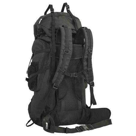 vidaXL Plecak turystyczny, czarny, 80 L, tkanina Oxford