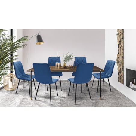 Krzesło PIADO granatowe (zestaw nogi + śruby)