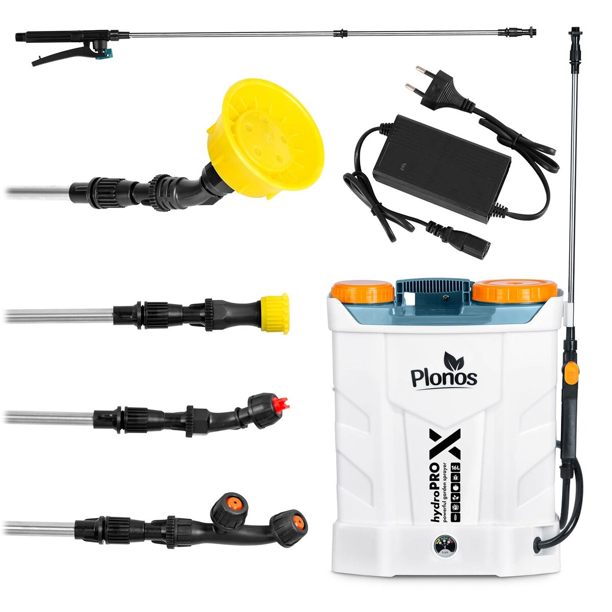 Opryskiwacz akumulatorowy Plonos PL-602 plecakowy elektryczny 16L 460200