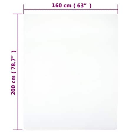 vidaXL Prześcieradła, 2 szt., białe, 160x200 cm, dżersej bawełniany