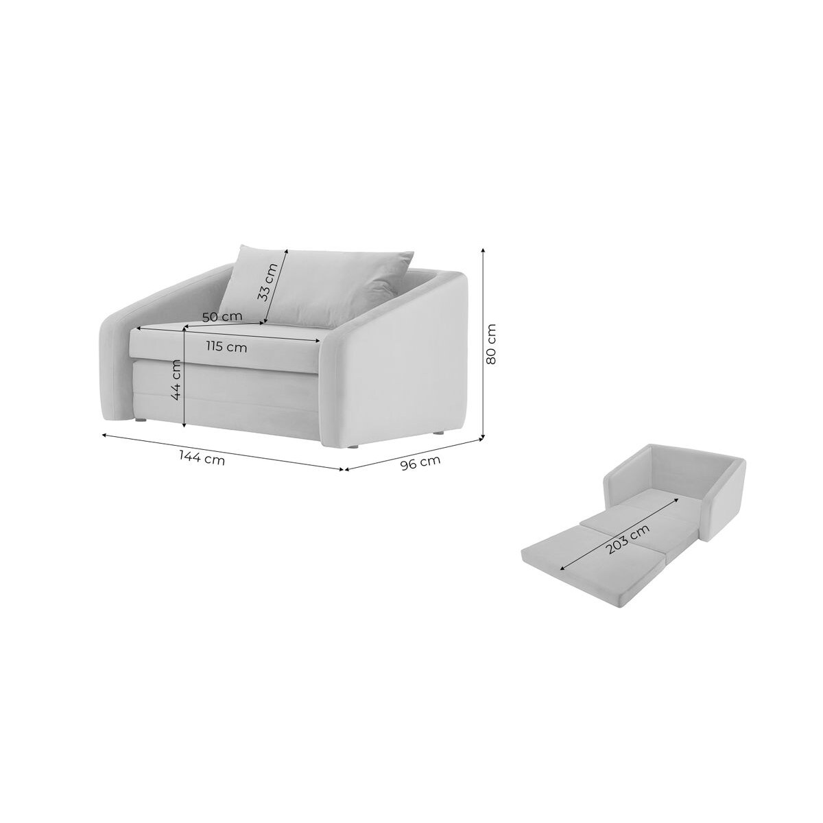 Duży rozkładany fotel Alma-Velluto 15