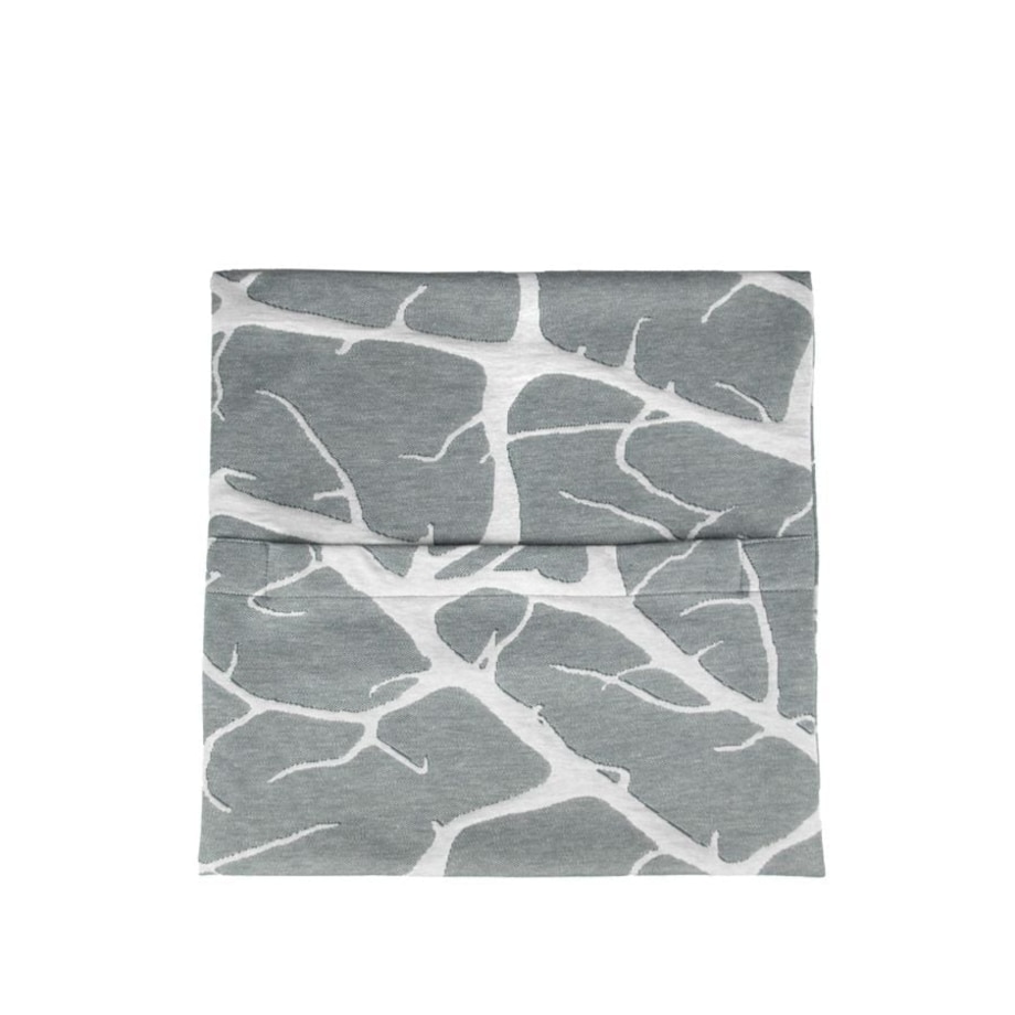 Poszewka na poduszkę 40x40 szara wzór