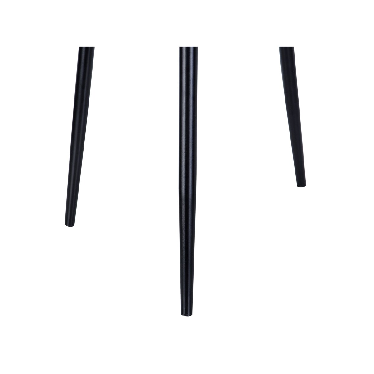 Zestaw 2 krzeseł do jadalni ekoskóra ciemnobrązowy MARIBEL