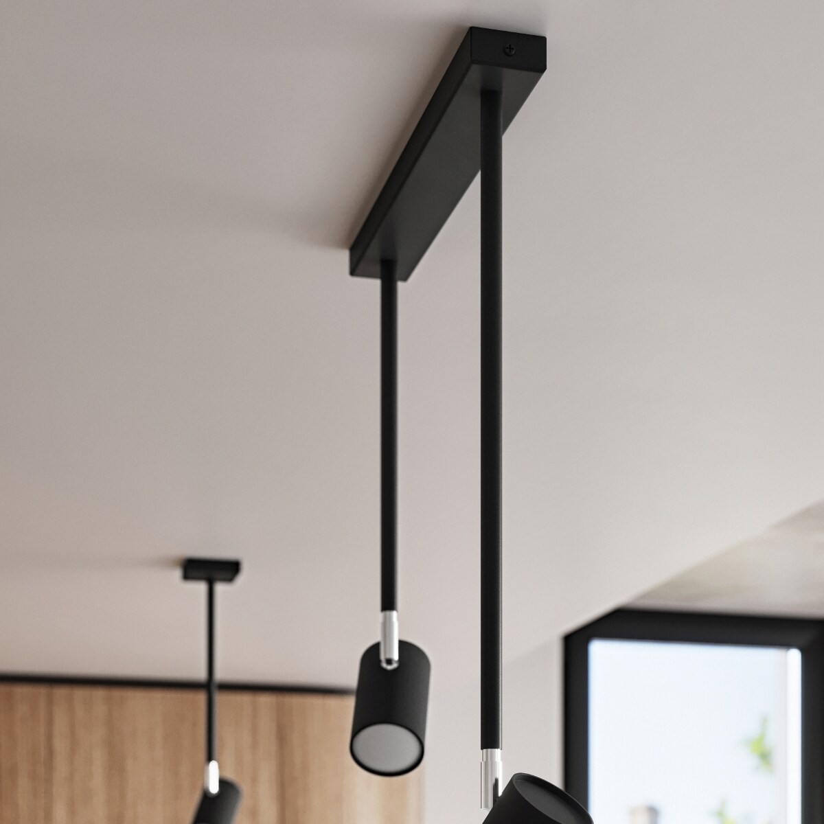 Plafon NORANO czarny | home&you