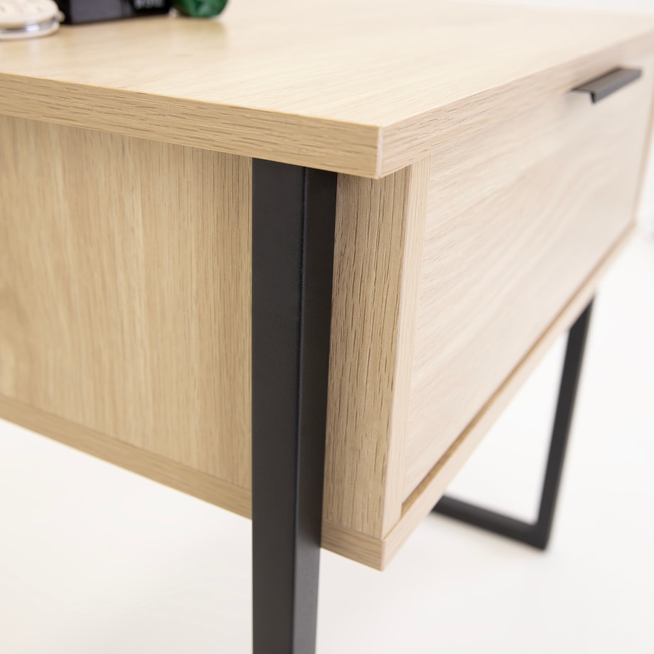 Szafka nocna stolik nocny z szufladą do sypialni LOFT komoda do biura