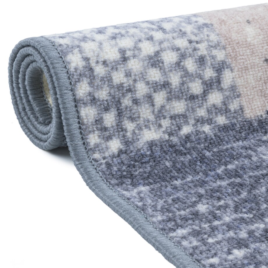 Chodnik Antypoślizgowy Vita 80x200 cm Abstrakcja Szary