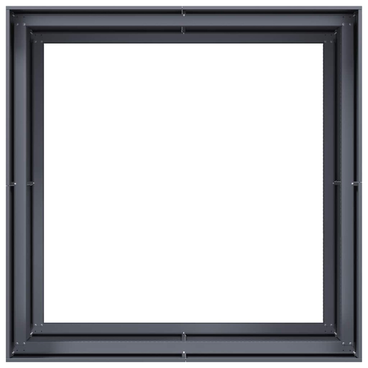 vidaXL Doniczka Antracyt 100x100x80 cm Stal