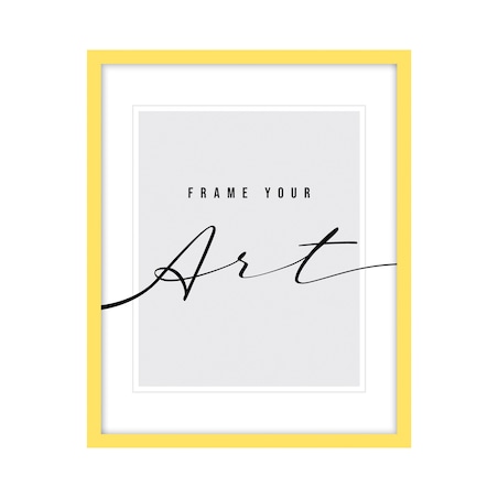 Ramka żółta, 10x15 cm, ramka na zdjęcie, Knor - kolorowe ramki do zdjęć i plakatów, ramki dla dzieci