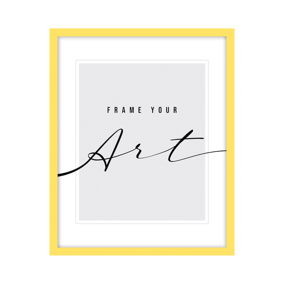 Ramka żółta, 10x15 cm, ramka na zdjęcie, Knor - kolorowe ramki do zdjęć i plakatów, ramki dla dzieci