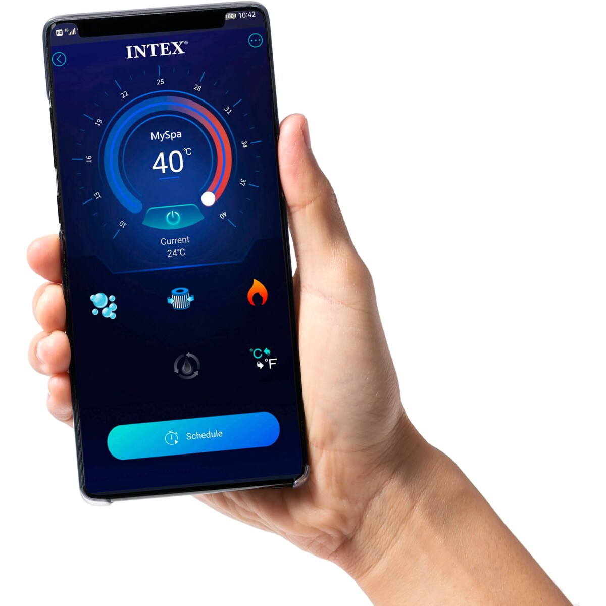 Dmuchane spa basen 6-osobowe Hydromasaż Intex 28452NP-Z