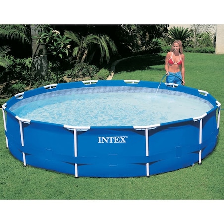 Intex Basen Metal Frame, 305x76 cm, 28200NP