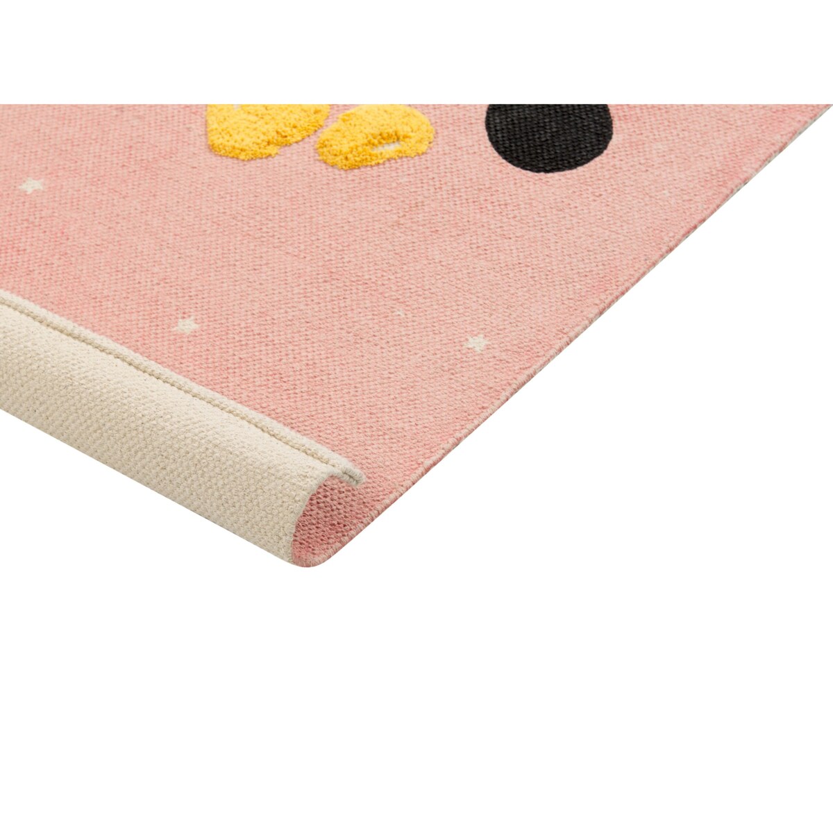 Dywan dziecięcy bawełniany motyw misia 80 x 150 cm wielokolorowy TAPAK