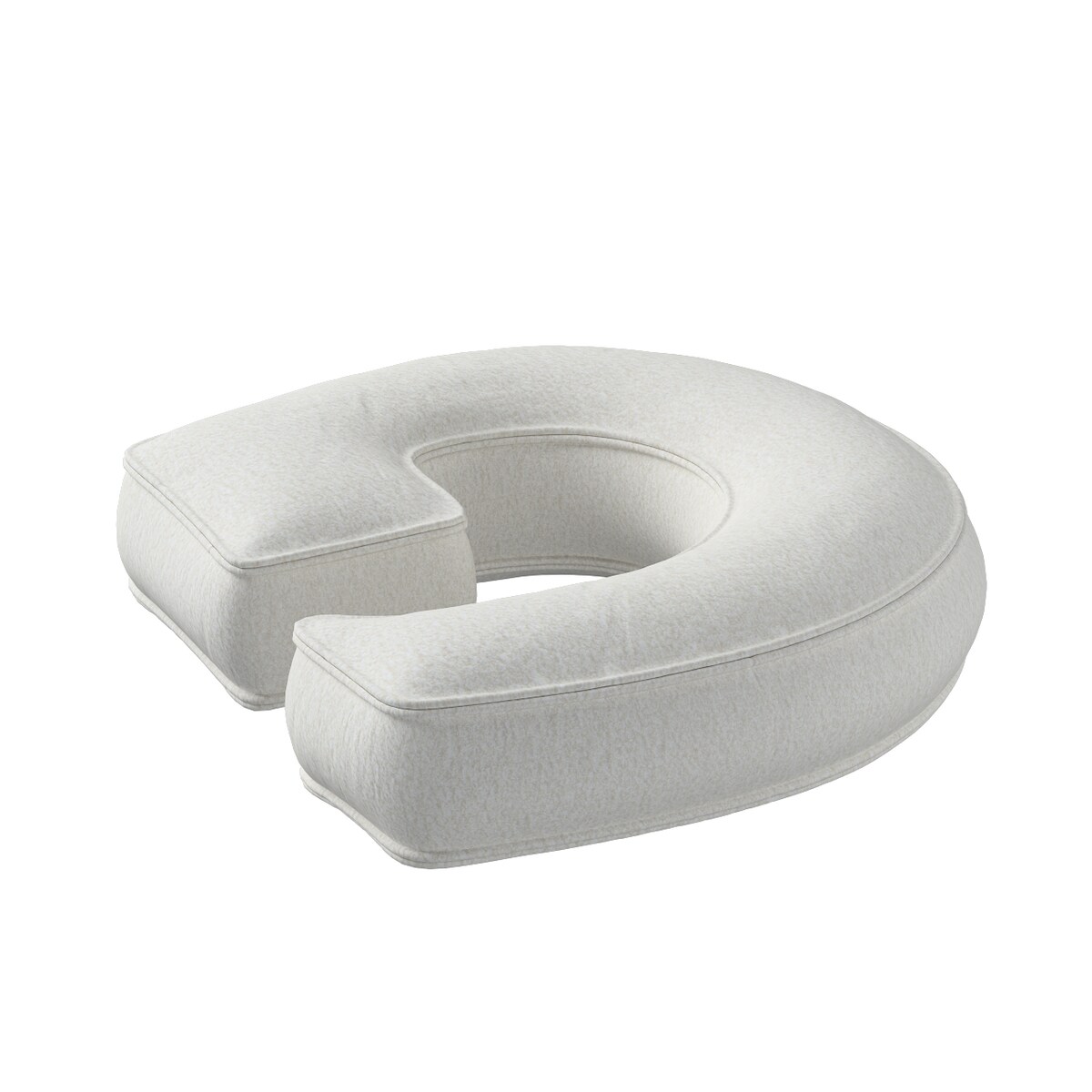 Poduszka literka G, biały, 35x40cm, Boucle