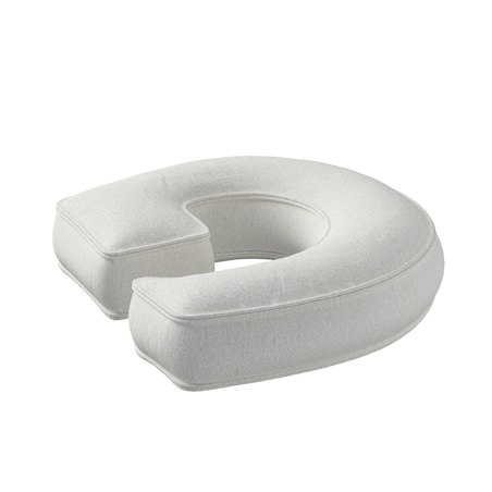 Poduszka literka G, biały, 35x40cm, Boucle