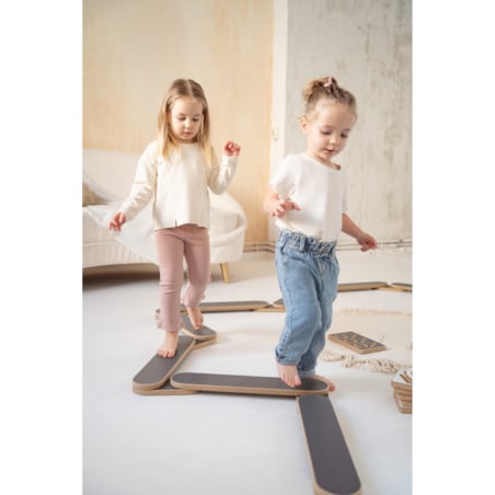 Równoważnia mostek - aż 4 metry ścieżki! - szara