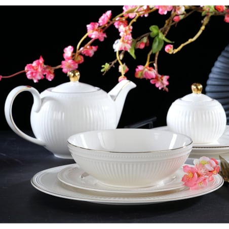 VILLA ITALIA Talerz płytki porcelanowy 27 cm EUNICE