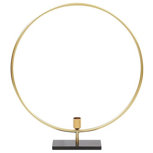 Świecznik SERAM Metal 45 cm Złoty