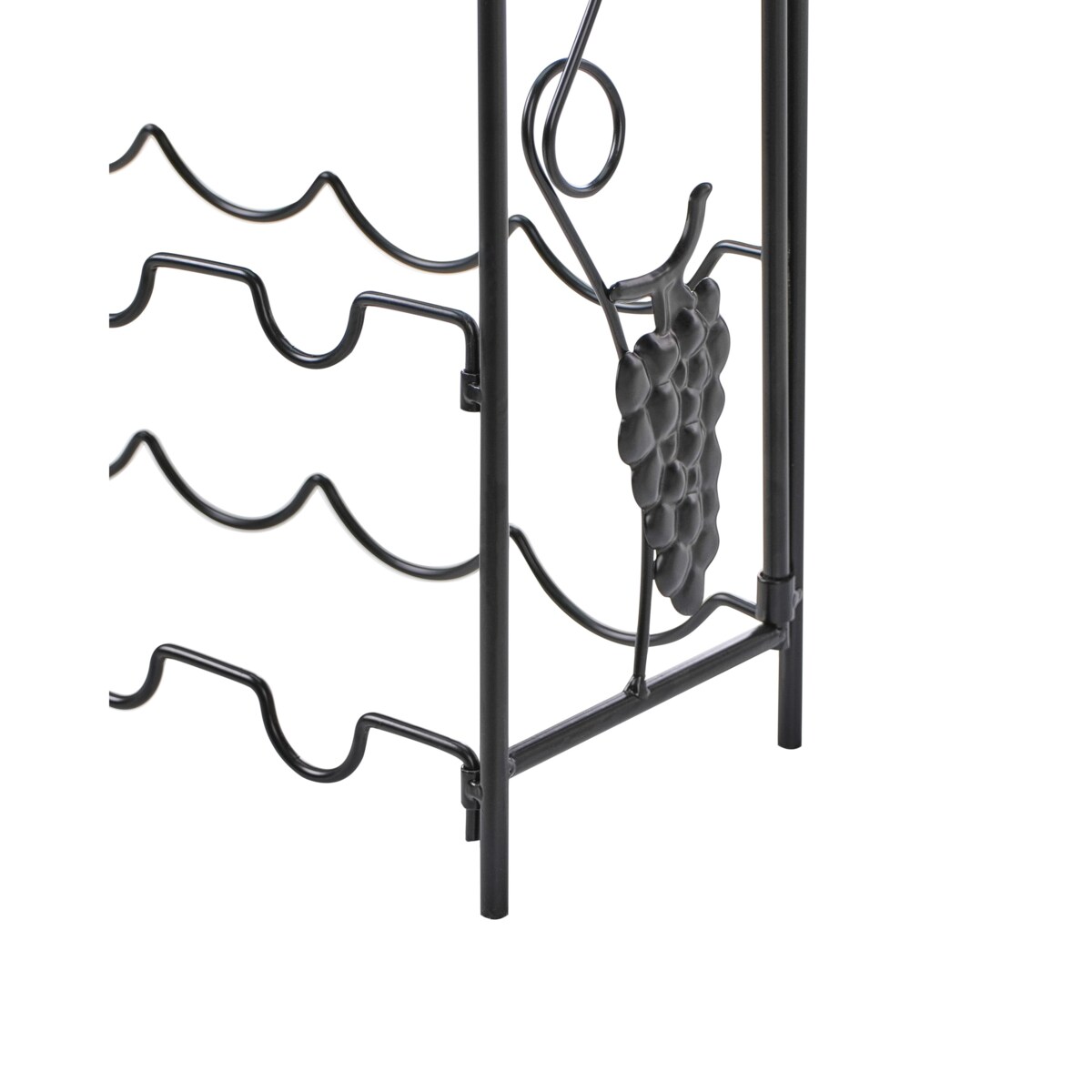 Stojak na wino DONEGAL Czarny