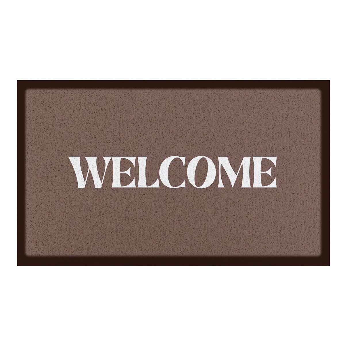 Wycieraczka Welcome w kolorze czekoladowego brązu (70 x 40 cm)