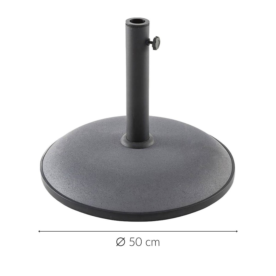 Stojak pod parasol ogrodowy, betonowa podstawa, 25 kg