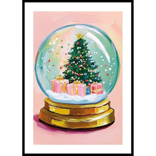 Poster Story, Plakat, Obraz - Magiczna Kula Śnieżna i Tancerze, wymiary 70 x 100 cm