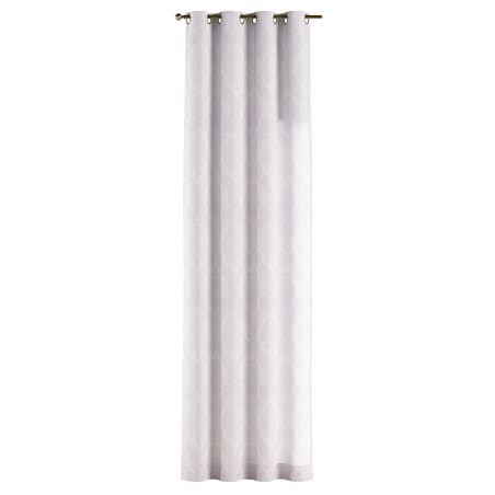 Zasłona na kółkach 1 szt. 130x245 liście akantu na białym tle