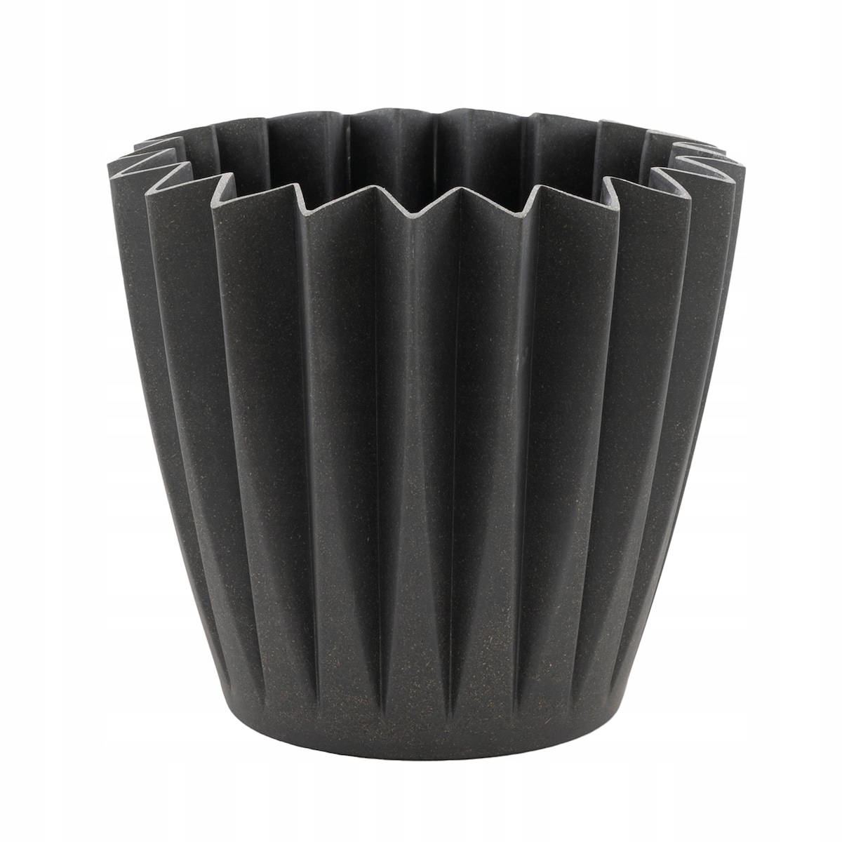 WAZON BAMBUSOWY szary śr. 17cm