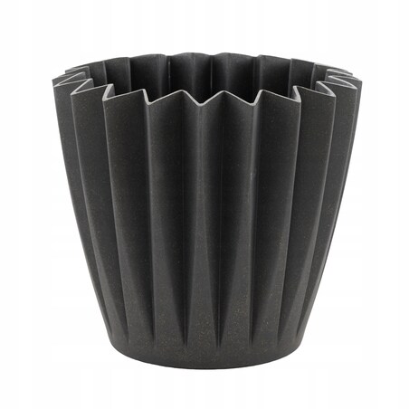 WAZON BAMBUSOWY szary śr. 17cm