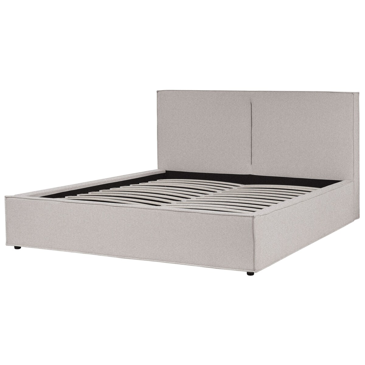Łóżko z pojemnikiem MOISSAC 180 x 200 cm Jasnoszary