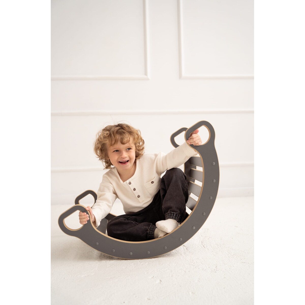 MAŁY bujak montessori - szary