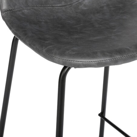 Stołek barowy VLADI, krzesło na podwyższeniu, VINTAGE, wysokość: 95 cm