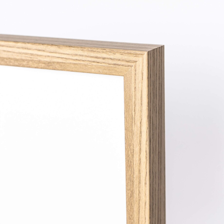 Ramka na zdjęcia 40x60 cm brązowa wisząca poziom pion rama MDF z plexi klasyczna ramka prostokątna