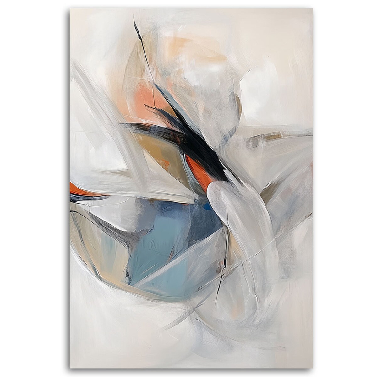 Feeby Obraz do sypialni, Abstrakcja Minimalistyczna Akwarela 40x60