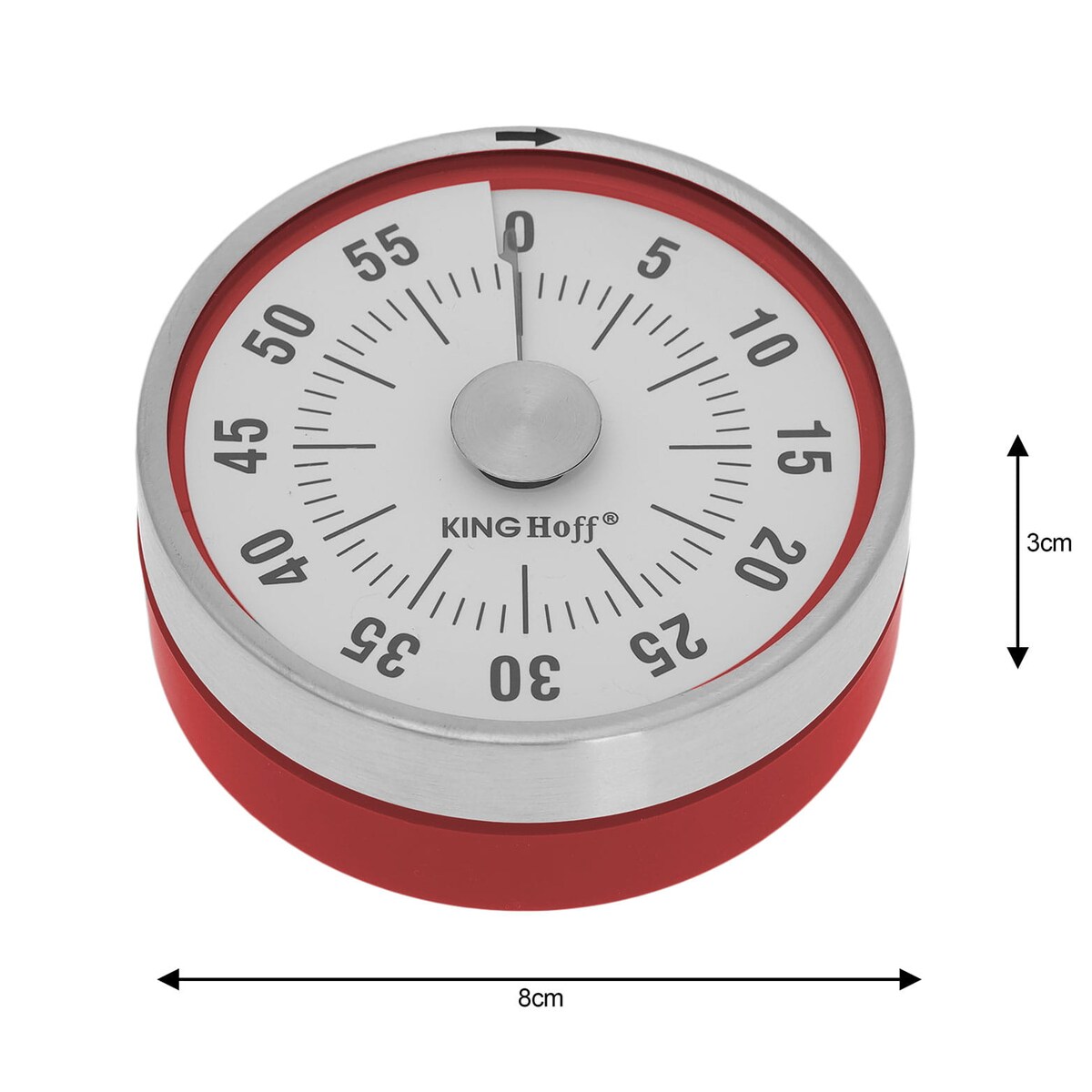 Minutnik kuchenny na magnes 2 kolory KINGHOFF