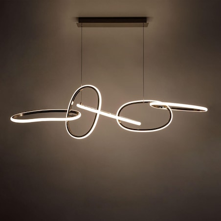 Wisząca lampa LED Cholet MD7361-5A-EGT Zumaline 56W 3000K nad stół złota