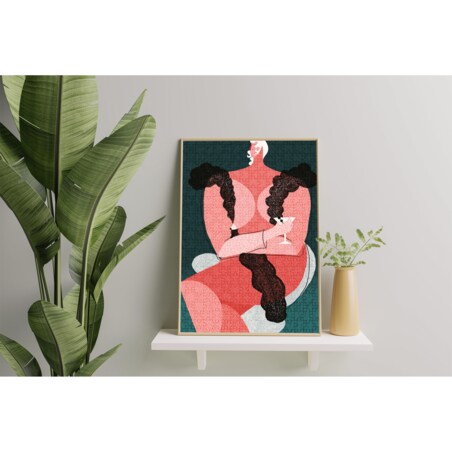 Muno Puzzle "Stay Home" by Mary Zaleska Puzzle 500 el. w eco woreczku