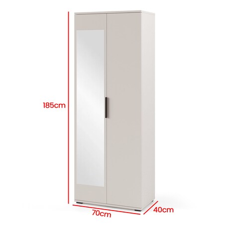 Garderoba Napoli wersja 4 Trinity 18 w kolorze kaszmirowym