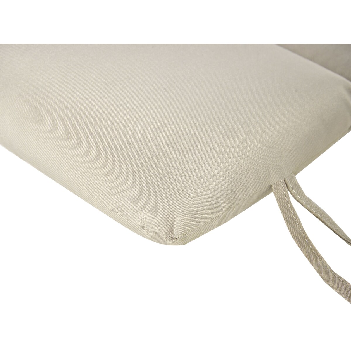 Poduszka na leżak ogrodowy BRESCIA PREMIUM 180 x 60 cm Beżowoszary