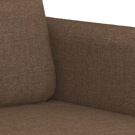 vidaXL Fotel, brązowy, 60 cm, obity tkaniną