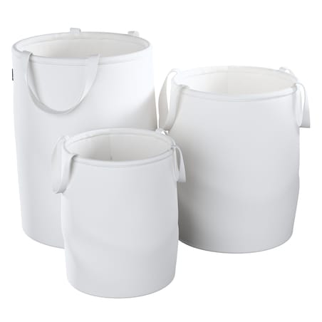 Kosz na zabawki Tobi, biały, 40x60cm, Happiness