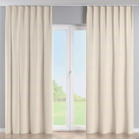 Zasłona na haczykach flex pojedynczych 130x260 jasny beżowy