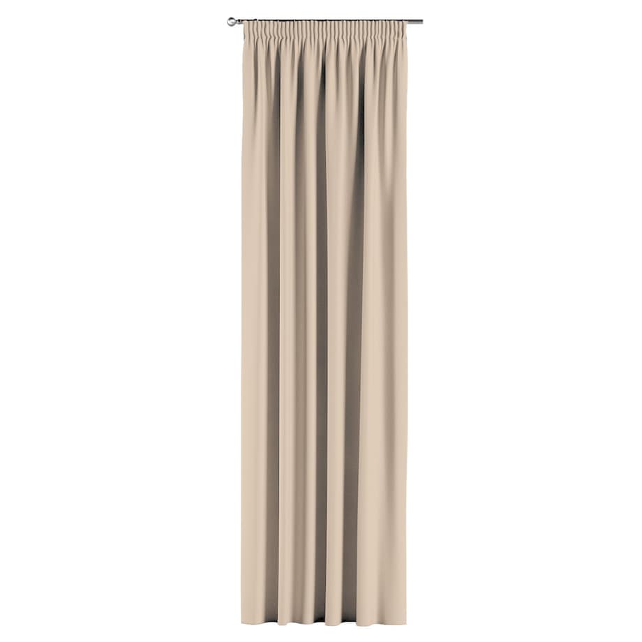 Zasłona na taśmie marszczącej 1 szt. 130x245 kremowy beż