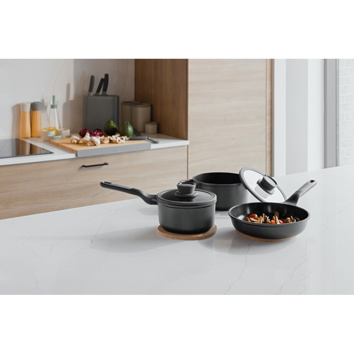 Zestaw garnków non-stick Stone+ 5-elementów BergHOFF