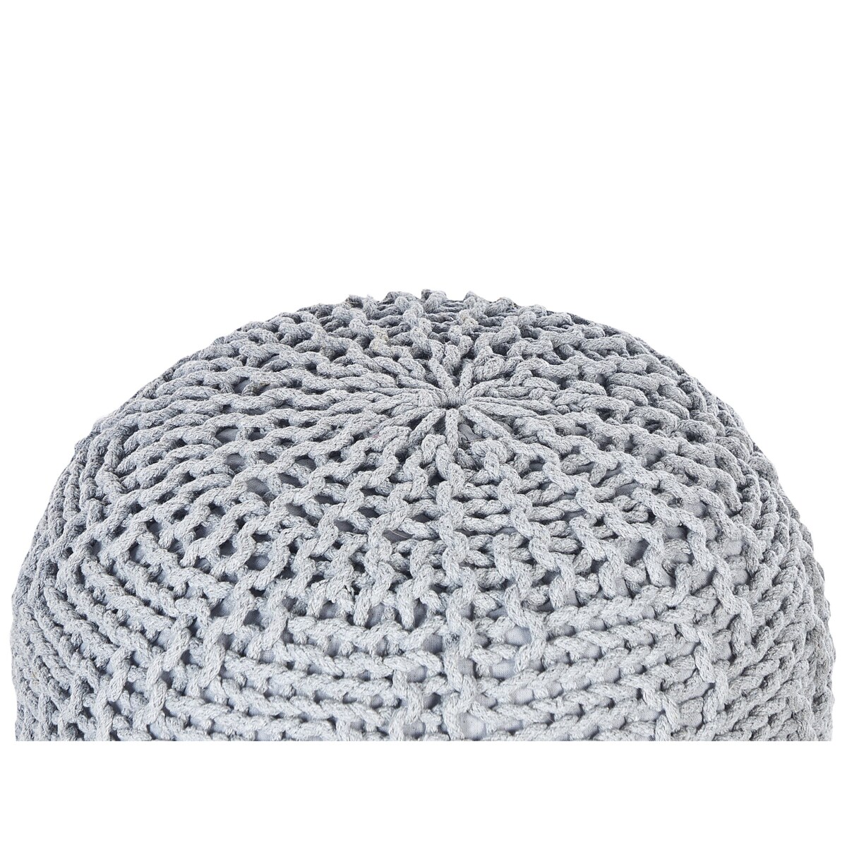 Puf 50 x 35 cm szary PRIENE