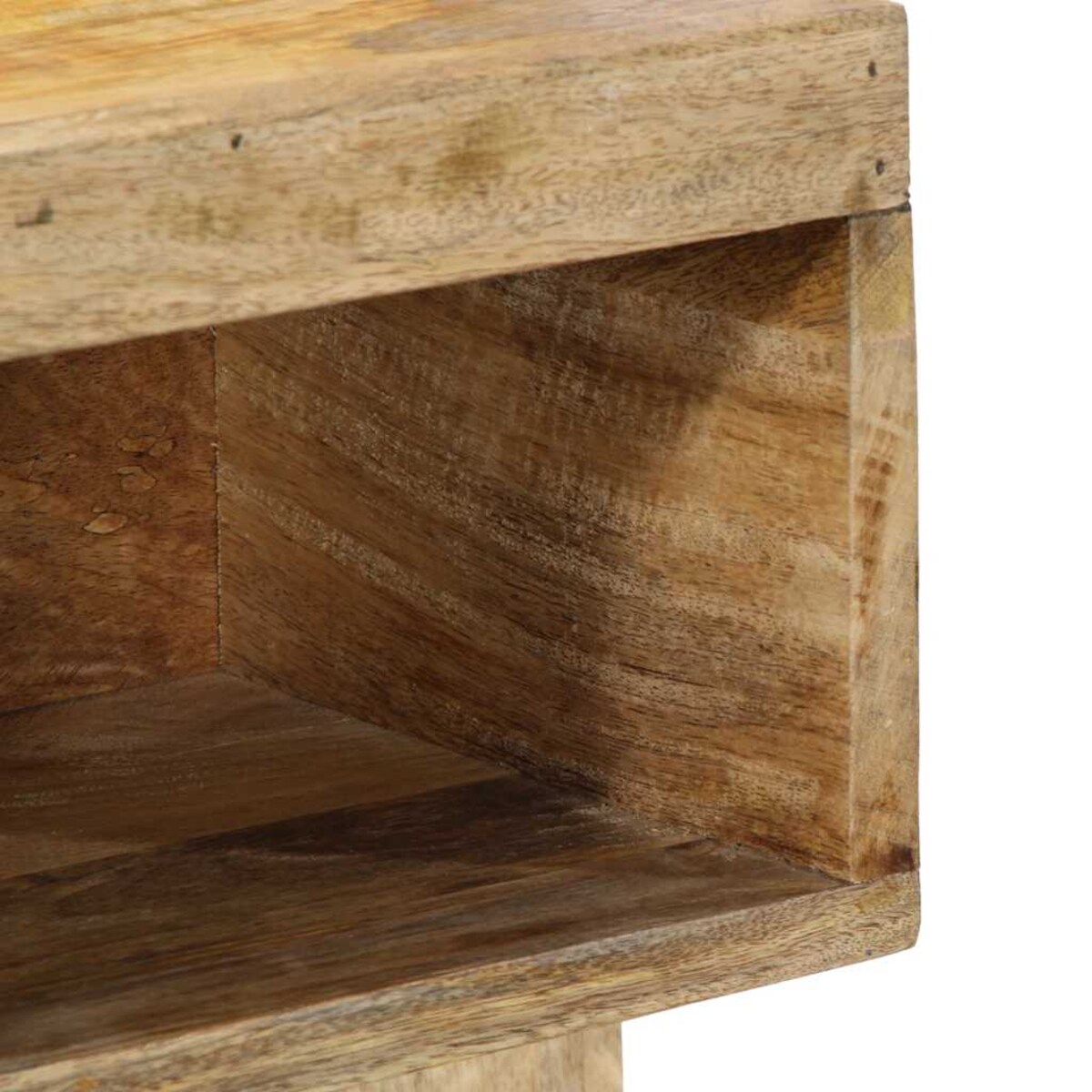 vidaXL Szafka nocna, 50x27x50 cm, surowe drewno mango