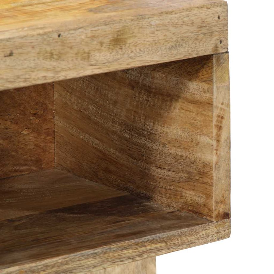 vidaXL Szafka nocna, 50x27x50 cm, surowe drewno mango